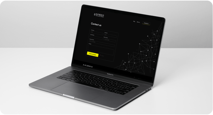 Speer Technologies Contact and Services Page