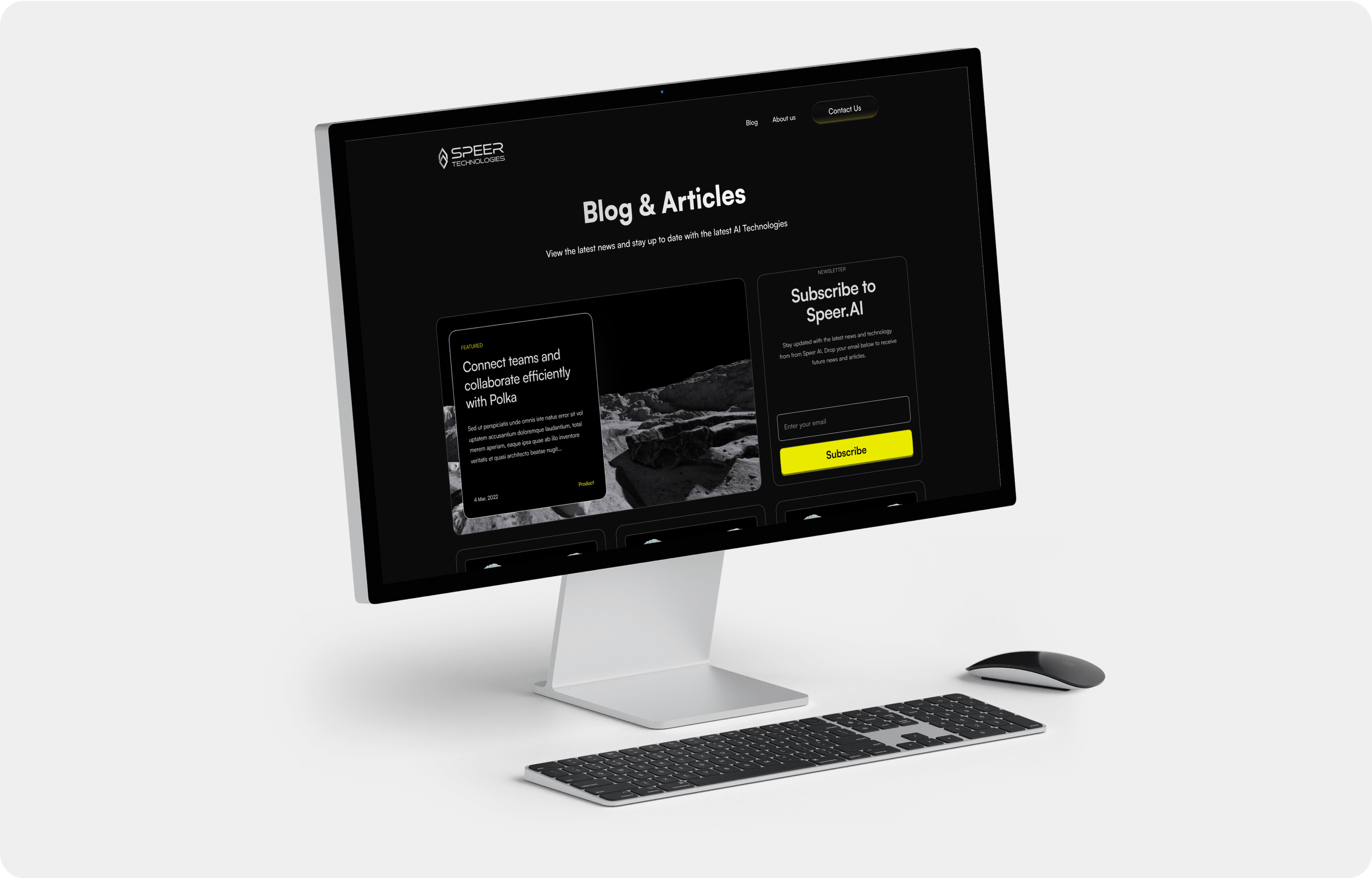 Speer Technologies Blog and Content Platform