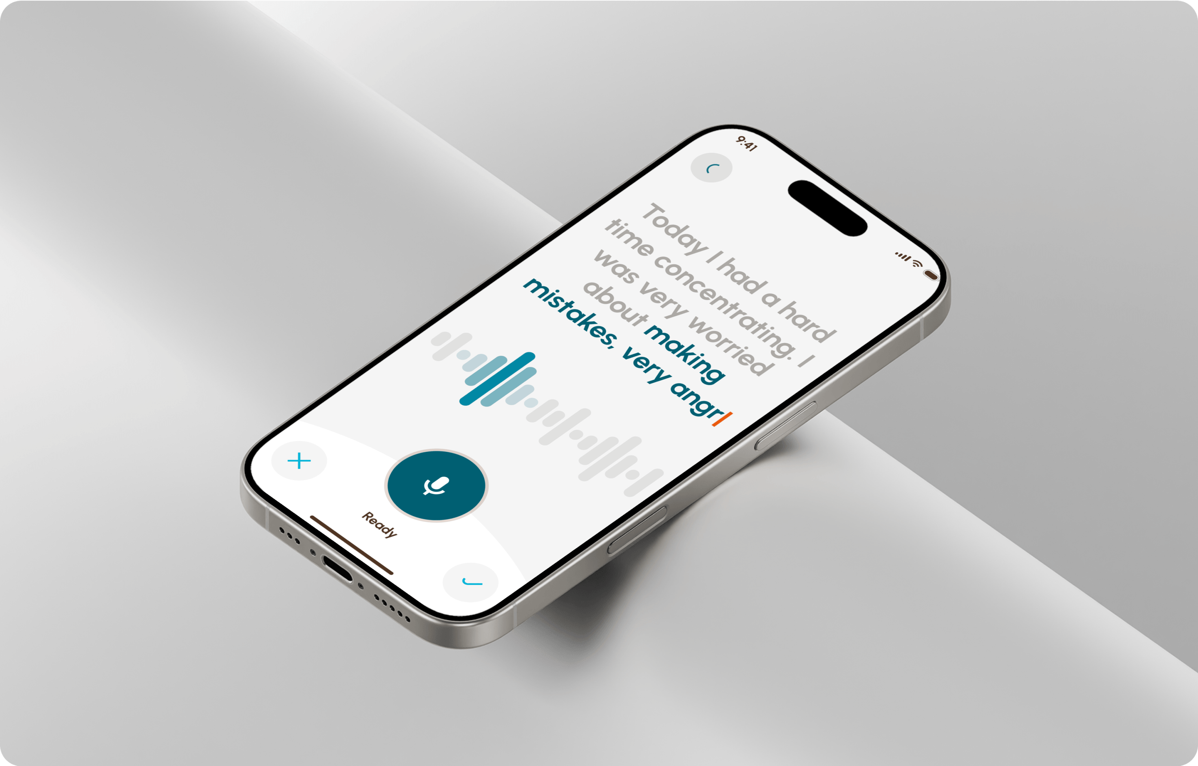 TheraMynd Voice Recording Interface